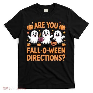 Retro Are You Fall O Ween Directions Teacher Halloween T-Shirt