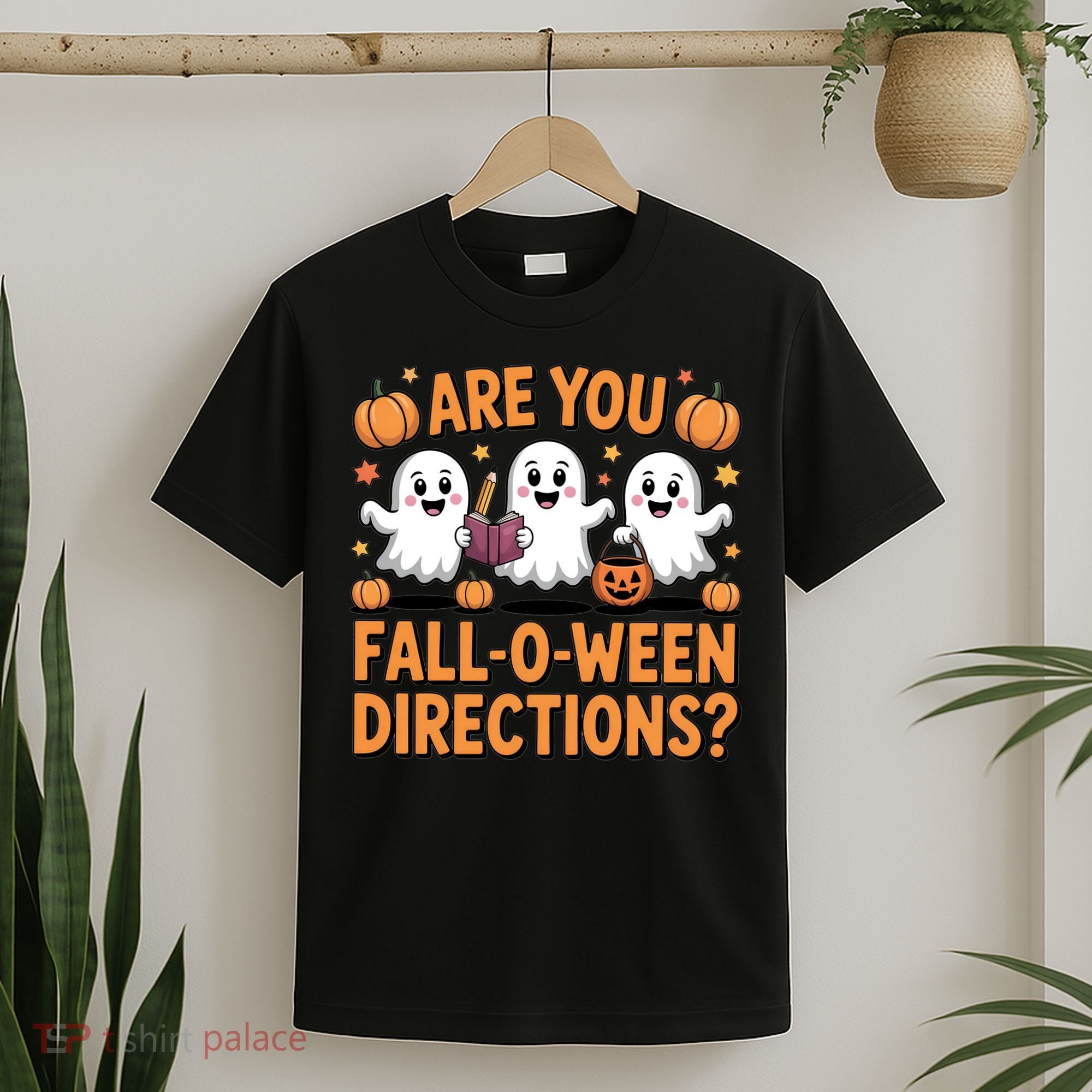 Retro Are You Fall O Ween Directions Teacher Halloween T-Shirt