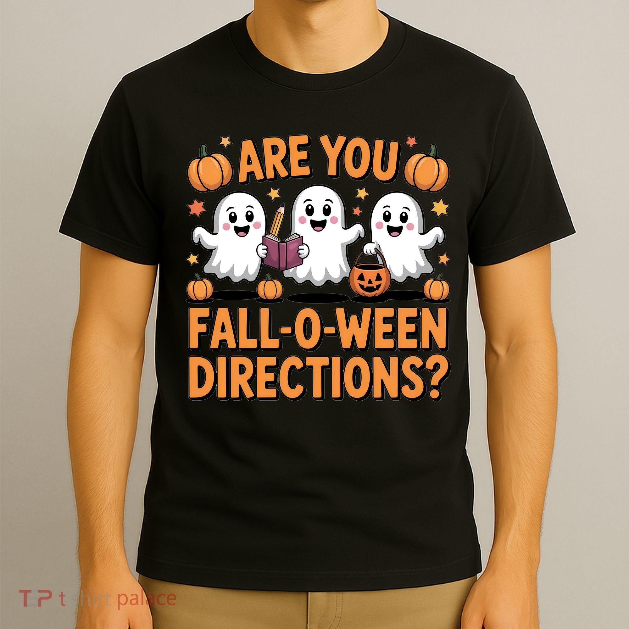 Retro Are You Fall O Ween Directions Teacher Halloween T-Shirt