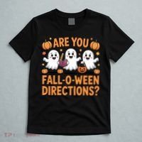 Retro Are You Fall O Ween Directions Teacher Halloween T-Shirt thumb 5