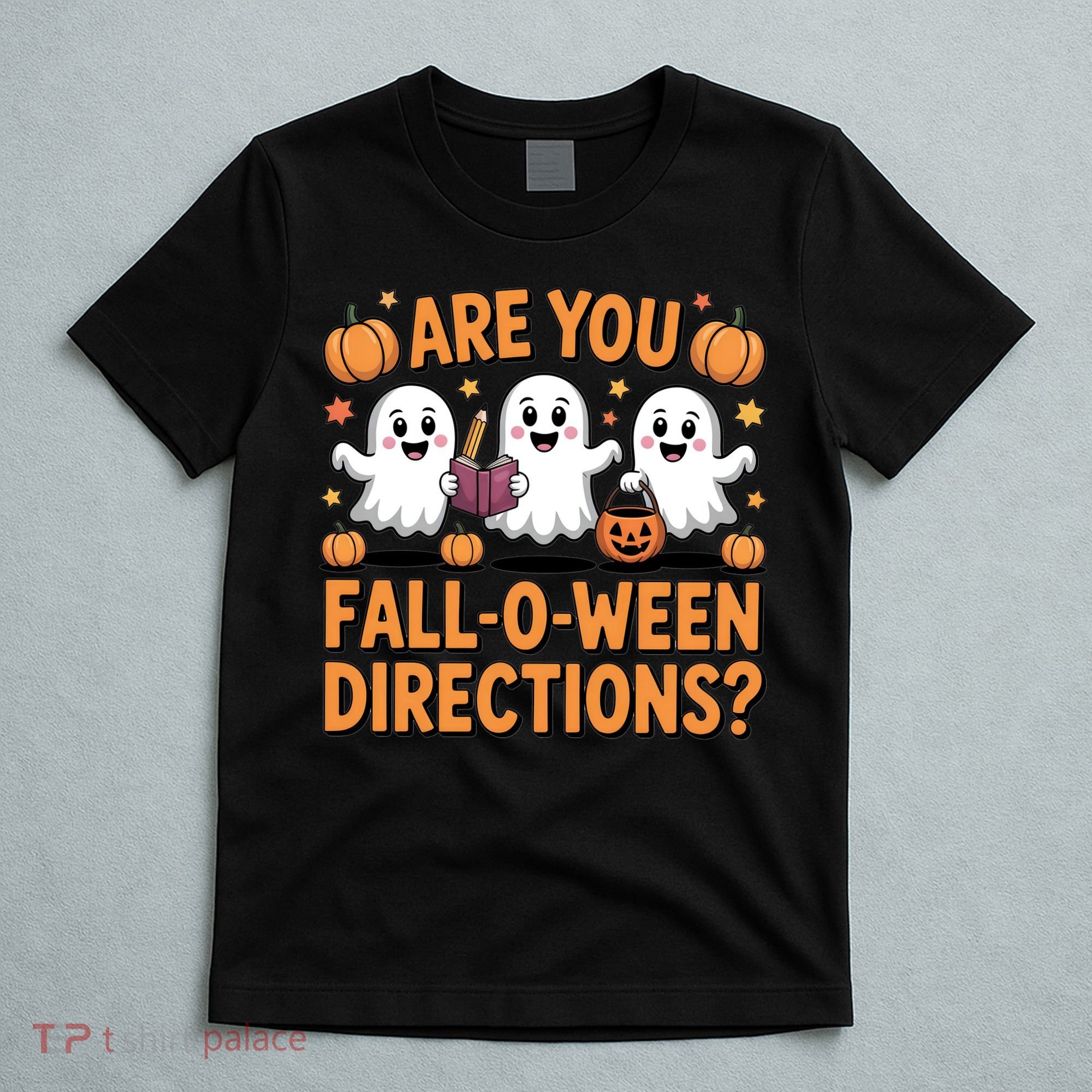Retro Are You Fall O Ween Directions Teacher Halloween T-Shirt