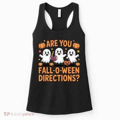 Retro Are You Fall O Ween Directions Teacher Halloween Women's Tank Top