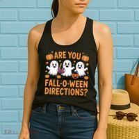 Retro Are You Fall O Ween Directions Teacher Halloween Women's Tank Top thumb 2