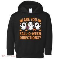 Retro Are You Fall O Ween Directions Teacher Halloween Toddler Hoodie thumb 0