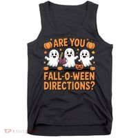 Retro Are You Fall O Ween Directions Teacher Halloween Tank Top thumb 0