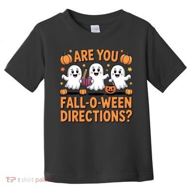 Retro Are You Fall O Ween Directions Teacher Halloween Toddler T-Shirt