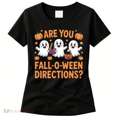 Retro Are You Fall O Ween Directions Teacher Halloween Women's T-Shirt