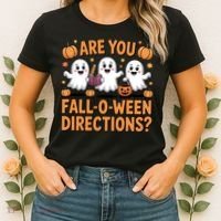 Retro Are You Fall O Ween Directions Teacher Halloween Women's T-Shirt thumb 2