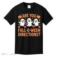 Retro Are You Fall O Ween Directions Teacher Halloween Kids T-Shirt thumb 0