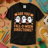 Retro Are You Fall O Ween Directions Teacher Halloween Kids T-Shirt thumb 3