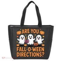 Retro Are You Fall O Ween Directions Teacher Halloween Tote Bag thumb 0