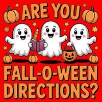 Retro Are You Fall O Ween Directions Teacher Halloween Santa Hat thumb 1