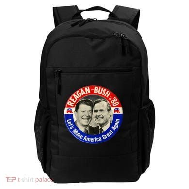 Reagan Bush 1980 Let's Make America Great Again Backpack