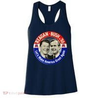Reagan Bush 1980 Let's Make America Great Again Women's Tank Top thumb 0