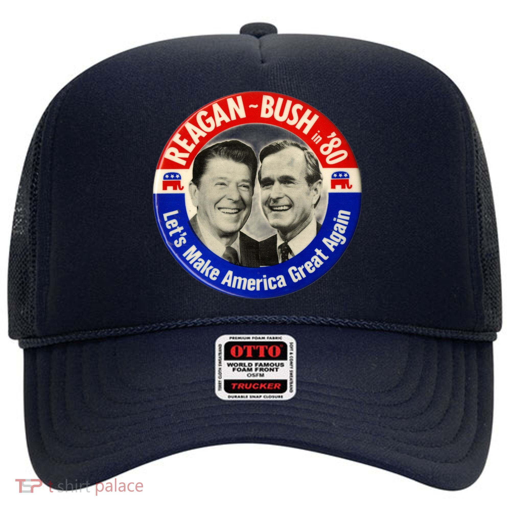 Reagan Bush 1980 Let's Make America Great Again Hat