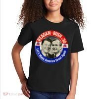 Reagan Bush 1980 Let's Make America Great Again Kids T-Shirt thumb 2