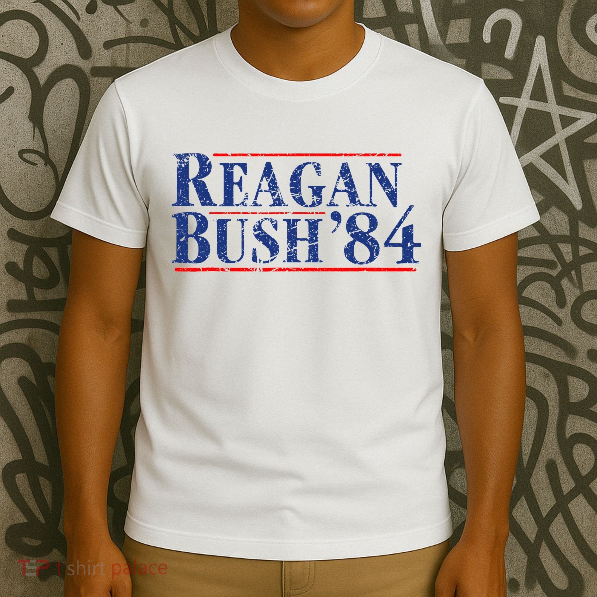 Reagan Bush 1984 Republican Vintage Conservative T-Shirt
