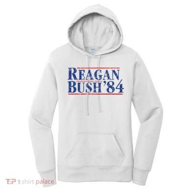 Reagan Bush 1984 Republican Vintage Conservative Women's Hoodie