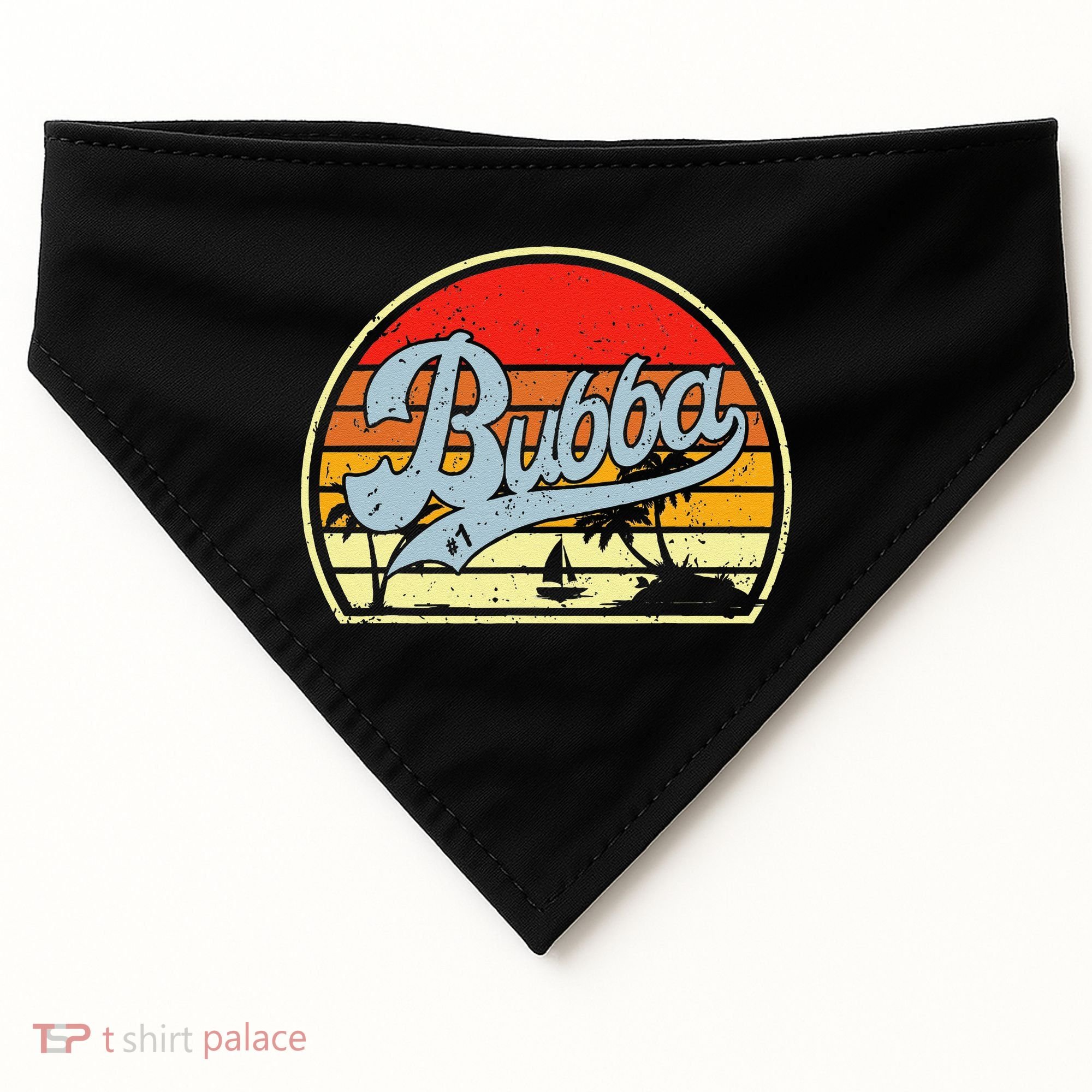 Retro Bubba 1 Best Fathers Day Gifts For Grandpa USA-Made Doggie Bandana