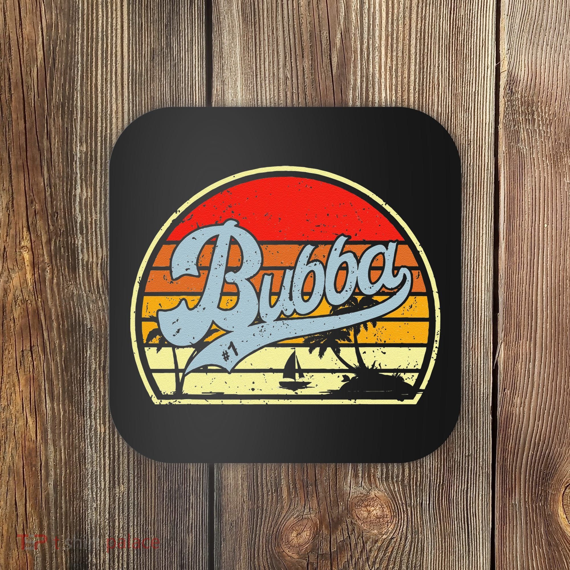 Retro Bubba 1 Best Fathers Day Gifts For Grandpa Coaster