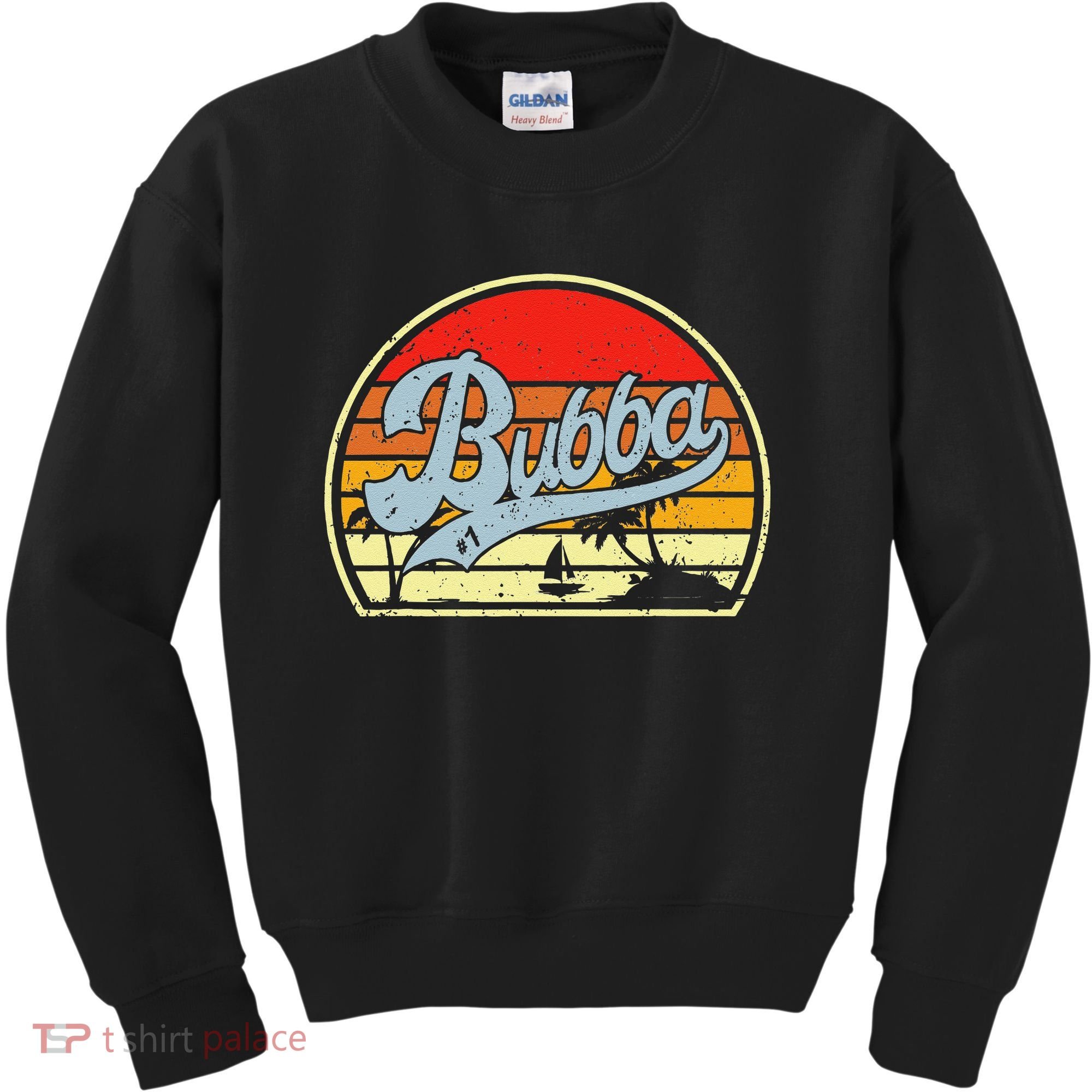 Retro Bubba 1 Best Fathers Day Gifts For Grandpa Kids Sweatshirt