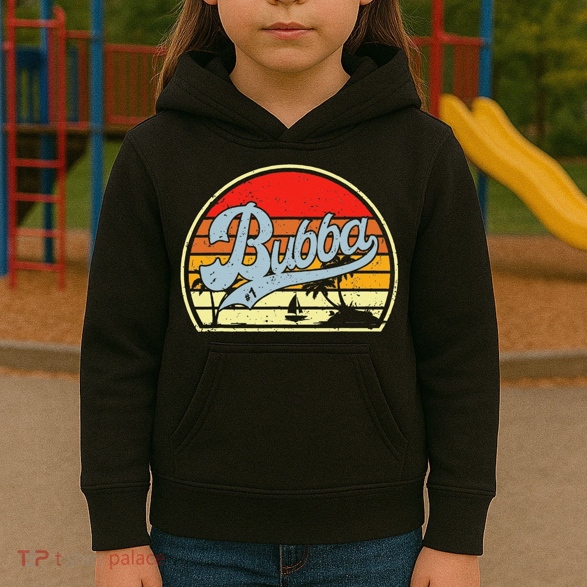 Retro Bubba 1 Best Fathers Day Gifts For Grandpa Kids Hoodie