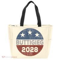 Retro Buddigieg 2028 Pete Buttigieg For President 2028 Tote Bag thumb 0