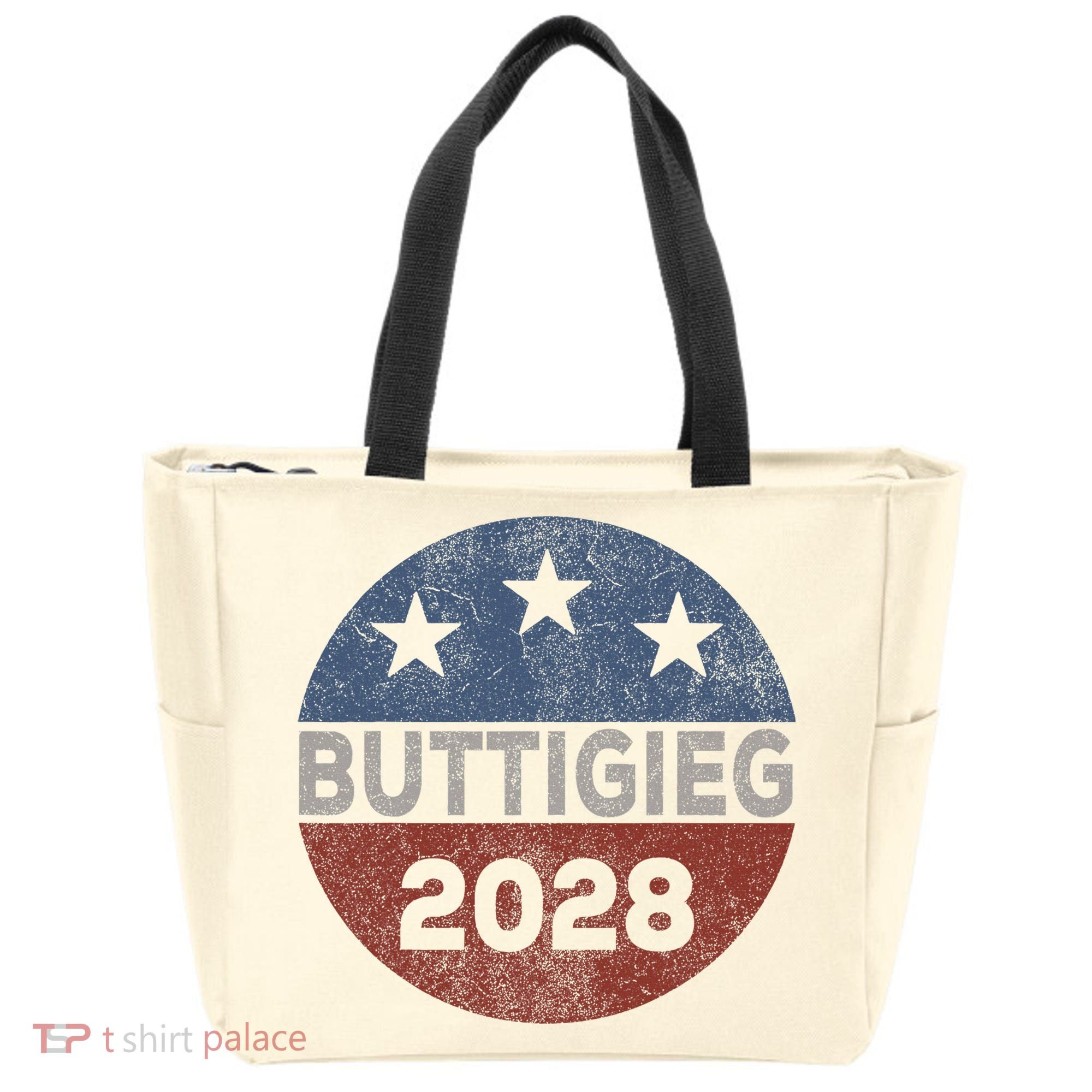 Retro Buddigieg 2028 Pete Buttigieg For President 2028 Tote Bag