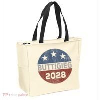 Retro Buddigieg 2028 Pete Buttigieg For President 2028 Tote Bag thumb 2