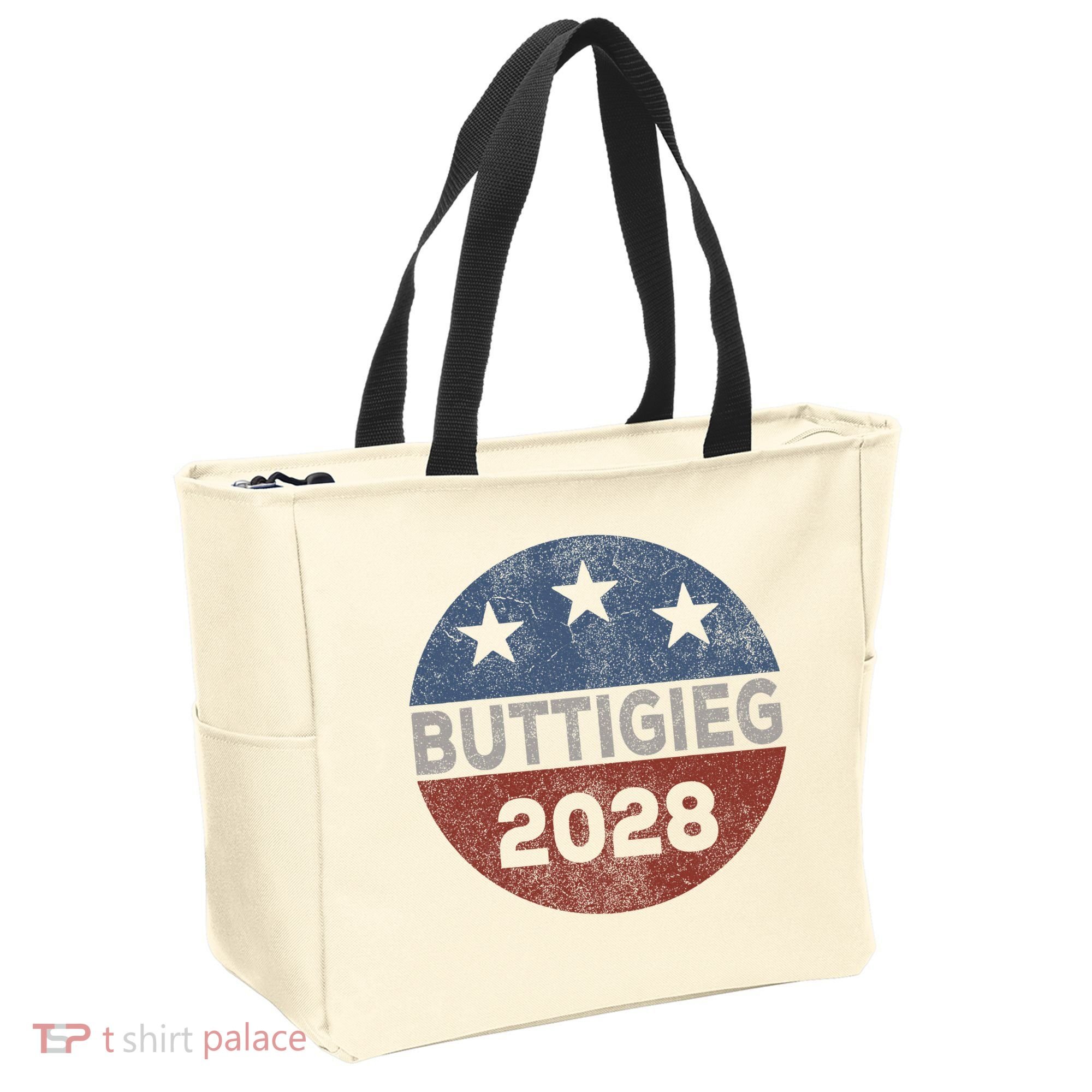 Retro Buddigieg 2028 Pete Buttigieg For President 2028 Tote Bag