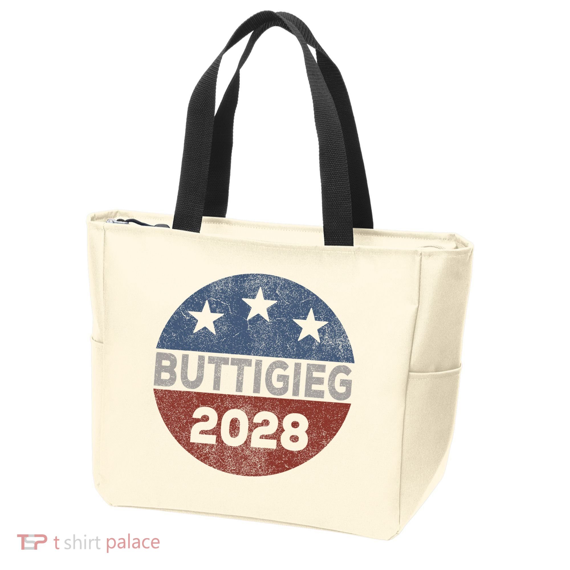 Retro Buddigieg 2028 Pete Buttigieg For President 2028 Tote Bag