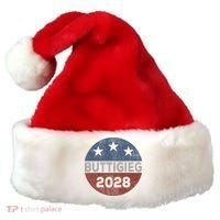 Retro Buddigieg 2028 Pete Buttigieg For President 2028 Santa Hat thumb 0
