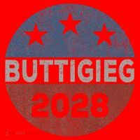 Retro Buddigieg 2028 Pete Buttigieg For President 2028 Santa Hat thumb 1