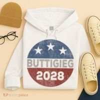 Retro Buddigieg 2028 Pete Buttigieg For President 2028 Hoodie thumb 4