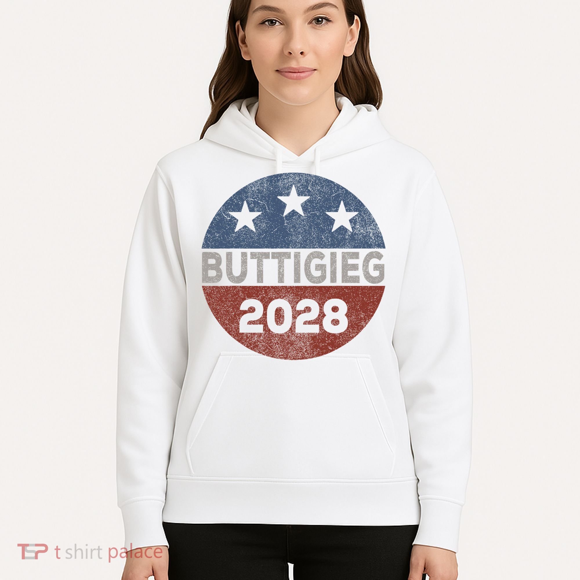 Retro Buddigieg 2028 Pete Buttigieg For President 2028 Hoodie