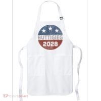Retro Buddigieg 2028 Pete Buttigieg For President 2028 Apron thumb 0