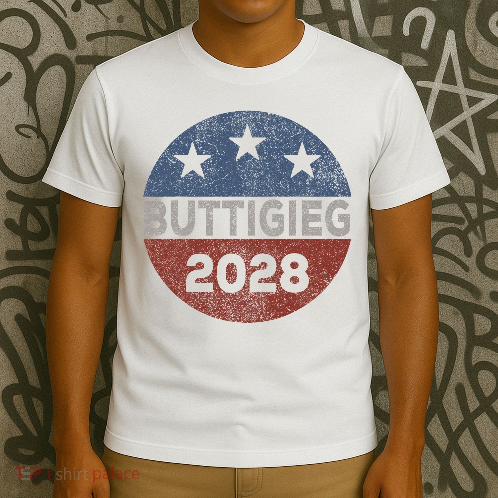 Retro Buddigieg 2028 Pete Buttigieg For President 2028 T-Shirt