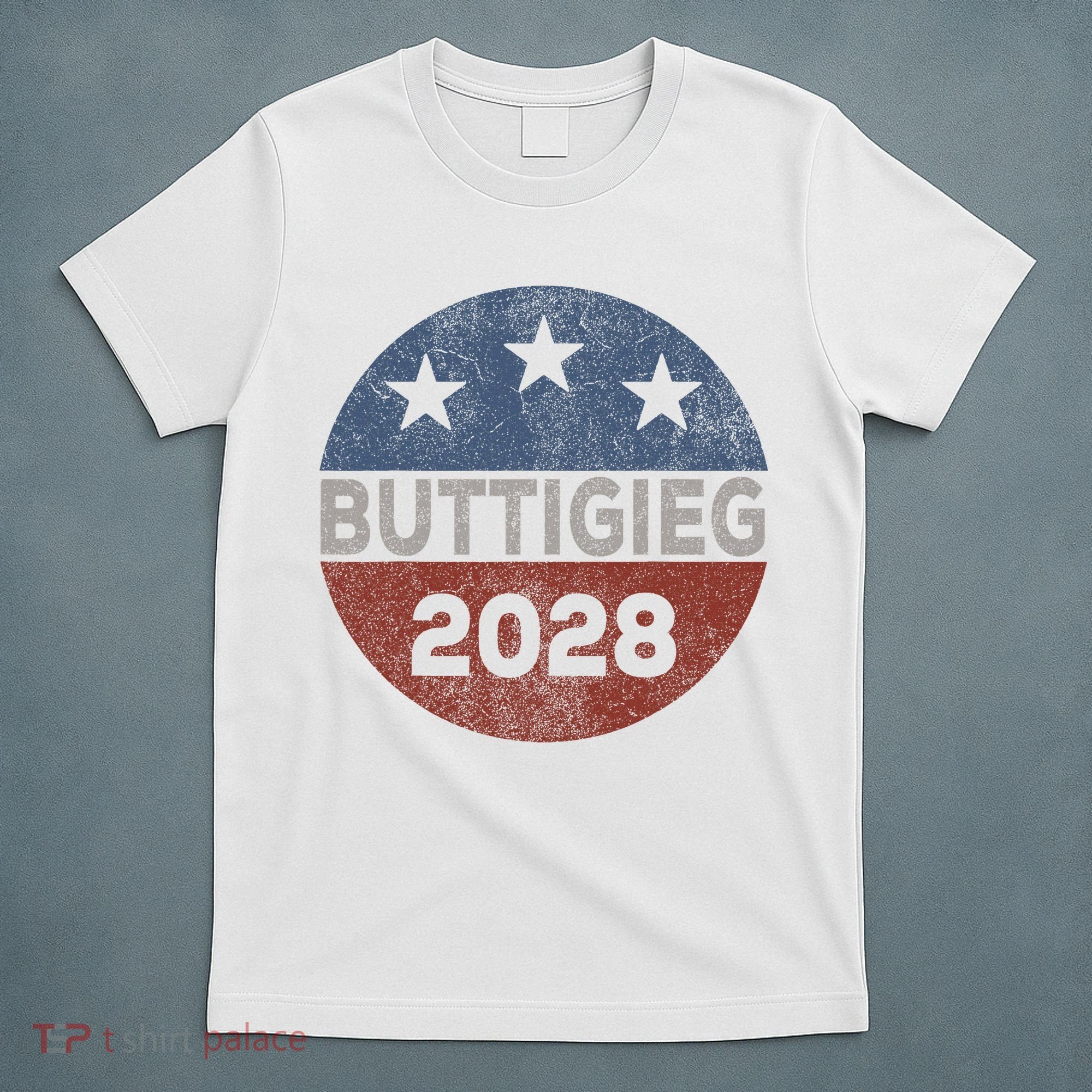 Retro Buddigieg 2028 Pete Buttigieg For President 2028 T-Shirt