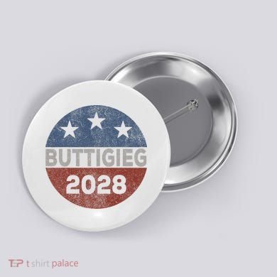 Retro Buddigieg 2028 Pete Buttigieg For President 2028 Button