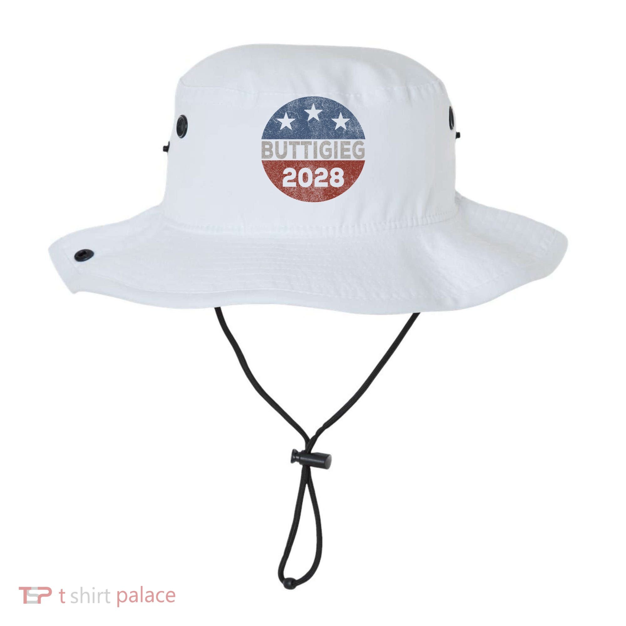 Retro Buddigieg 2028 Pete Buttigieg For President 2028 Bucket Hat