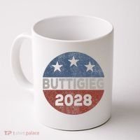 Retro Buddigieg 2028 Pete Buttigieg For President 2028 Coffee Mug thumb 0