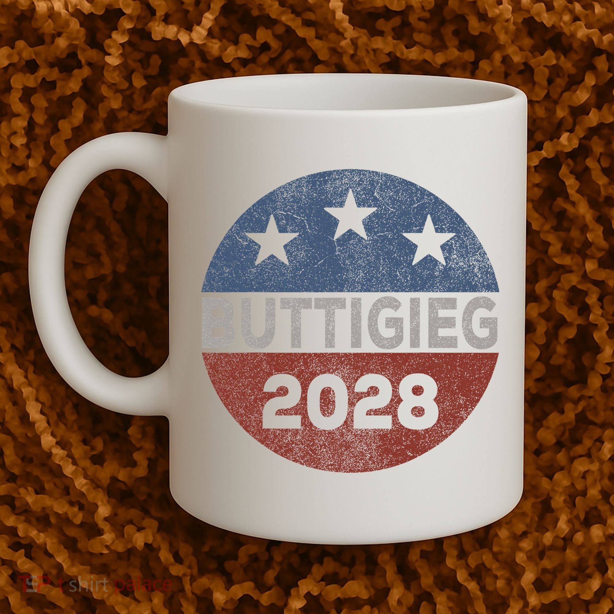 Retro Buddigieg 2028 Pete Buttigieg For President 2028 Coffee Mug