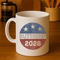 Retro Buddigieg 2028 Pete Buttigieg For President 2028 Coffee Mug thumb 4