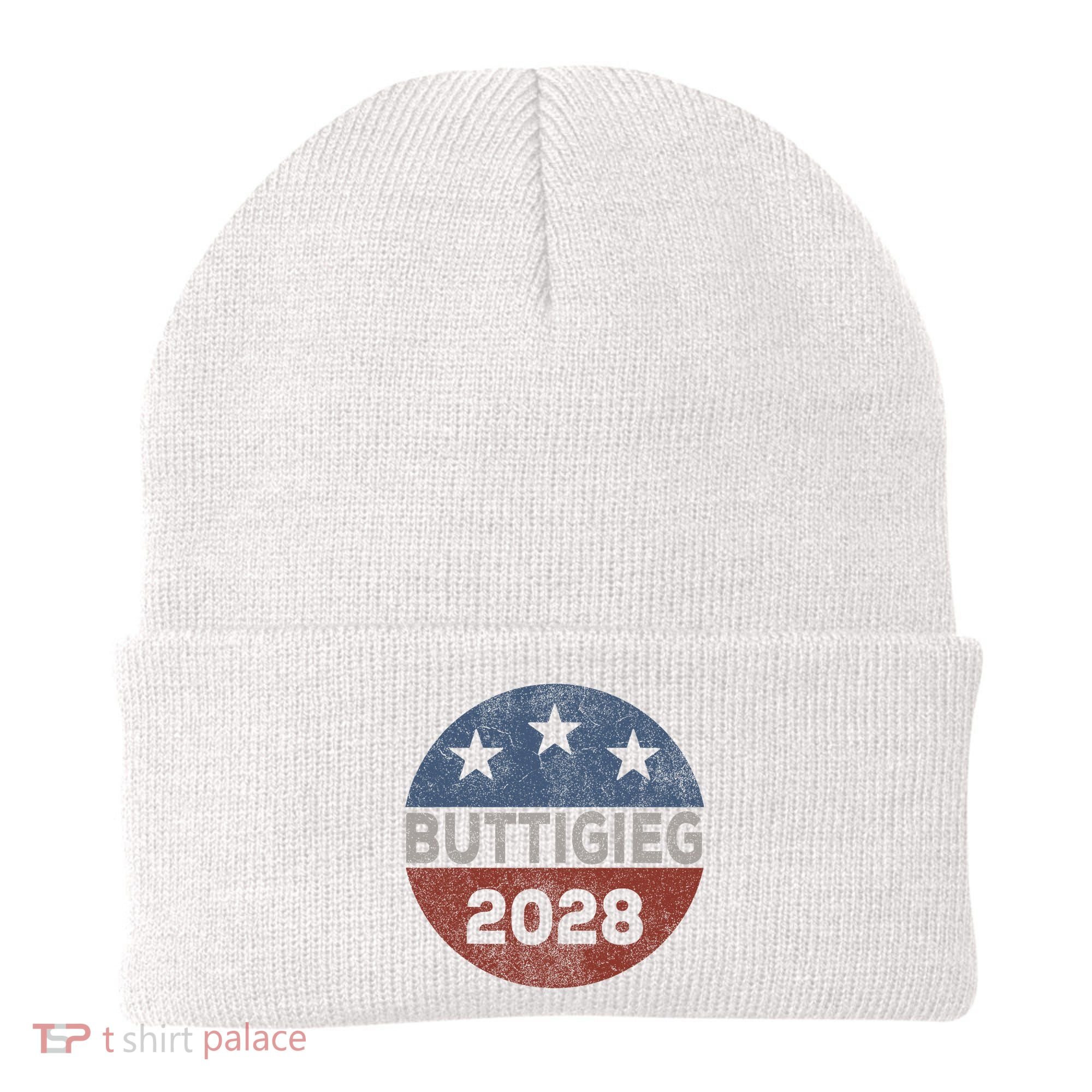 Retro Buddigieg 2028 Pete Buttigieg For President 2028 Beanie