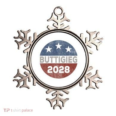 Retro Buddigieg 2028 Pete Buttigieg For President 2028 Ornament