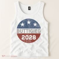 Retro Buddigieg 2028 Pete Buttigieg For President 2028 Tank Top thumb 2