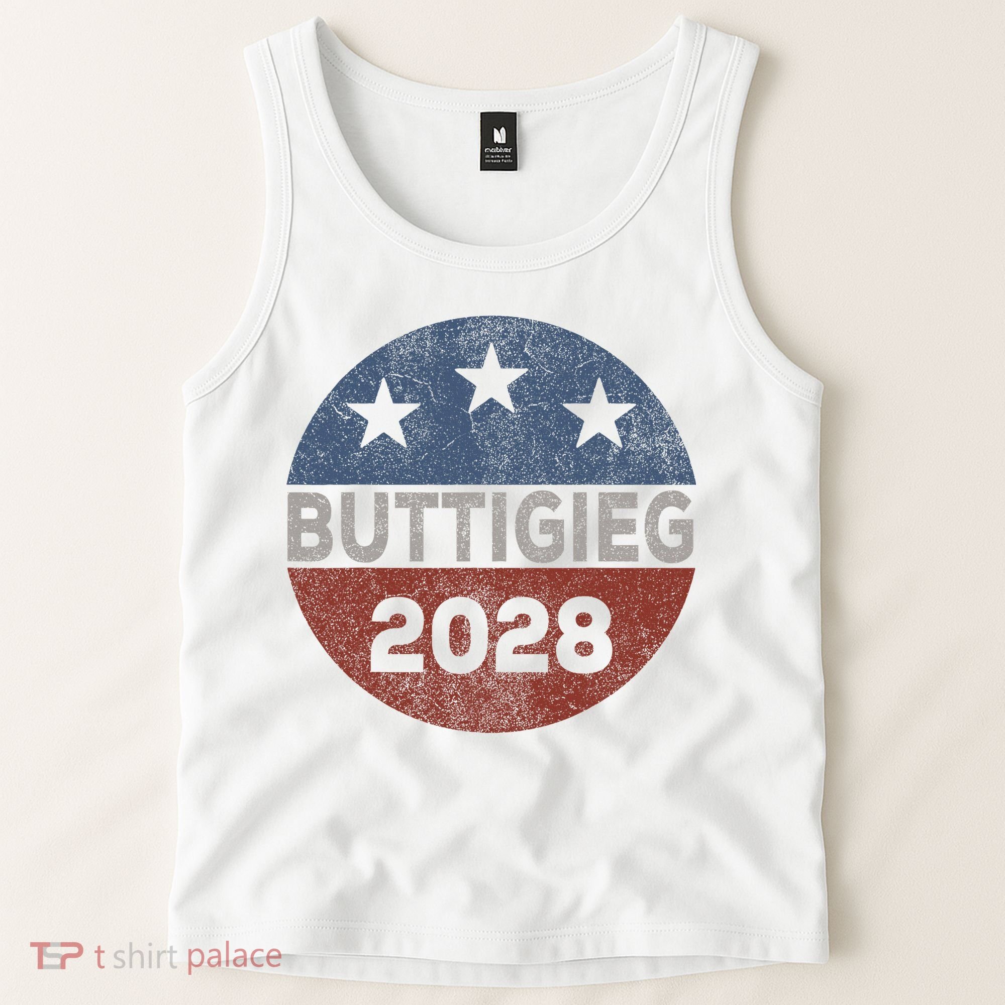 Retro Buddigieg 2028 Pete Buttigieg For President 2028 Tank Top