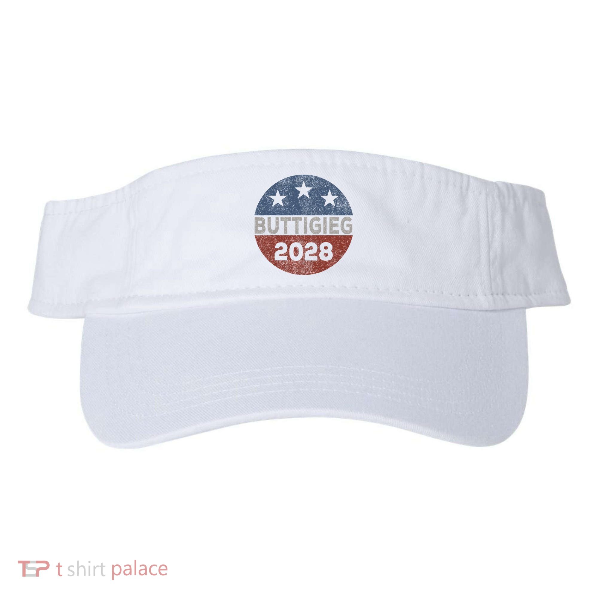 Retro Buddigieg 2028 Pete Buttigieg For President 2028 Visor