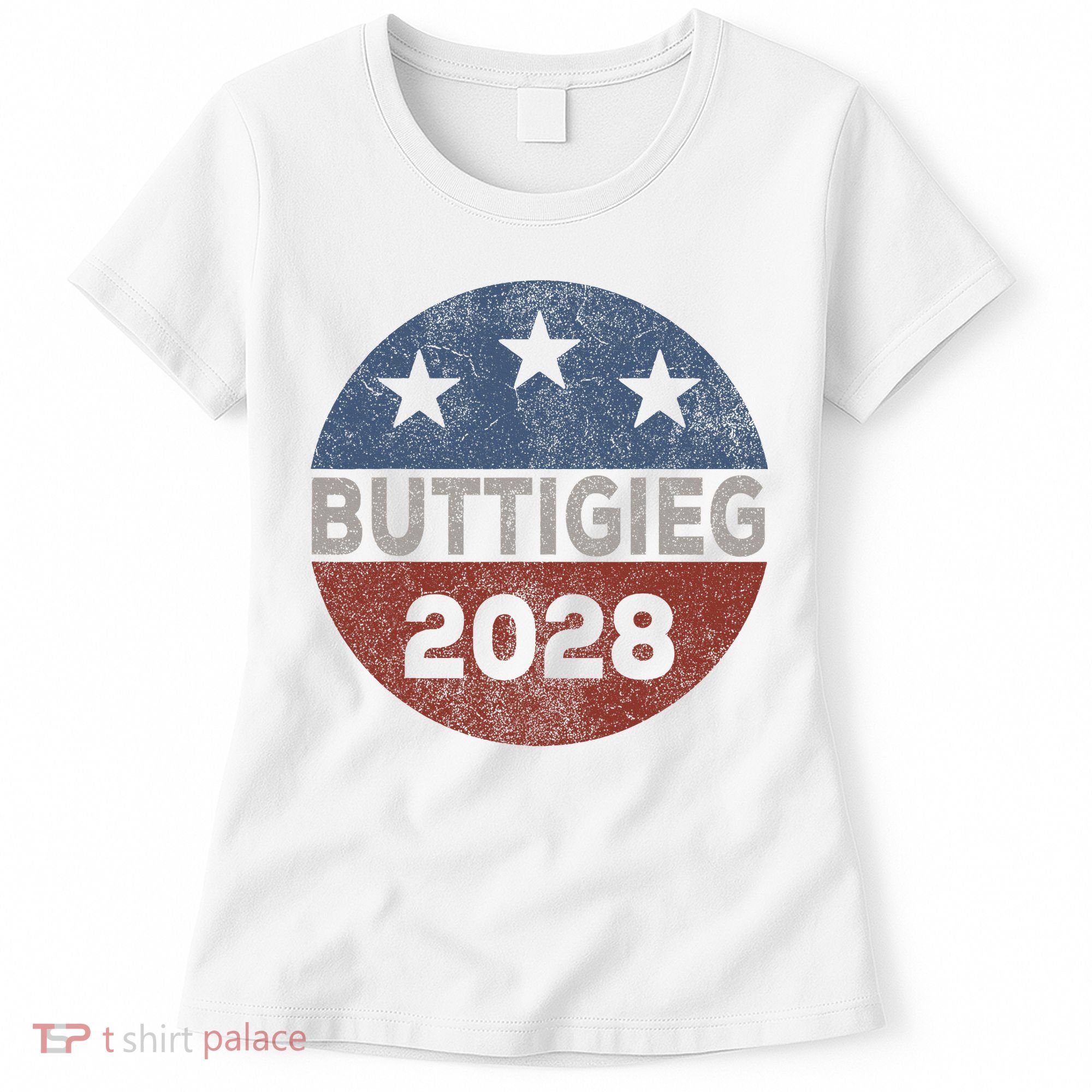 Retro Buddigieg 2028 Pete Buttigieg For President 2028 Women's T-Shirt