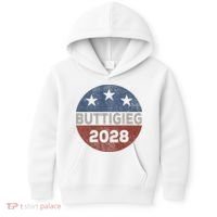 Retro Buddigieg 2028 Pete Buttigieg For President 2028 Kids Hoodie thumb 0
